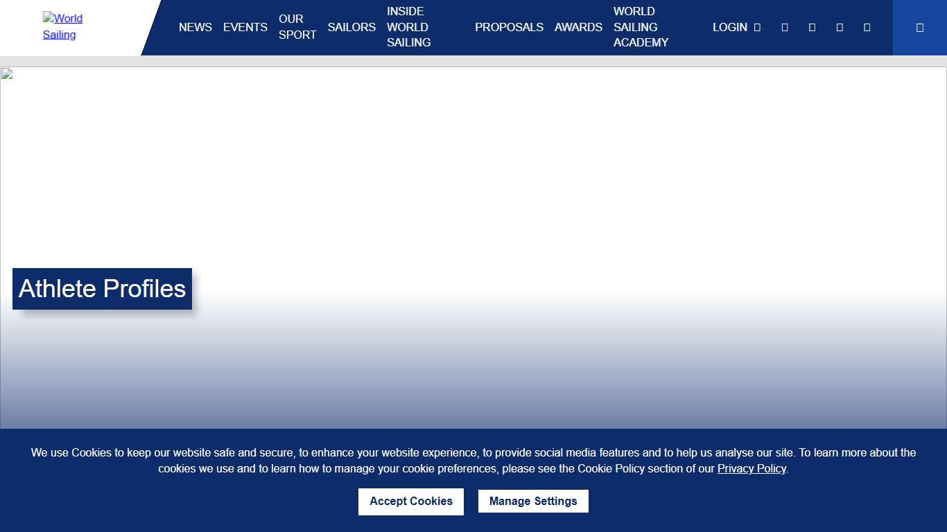 World Sailing - Athlete Profiles