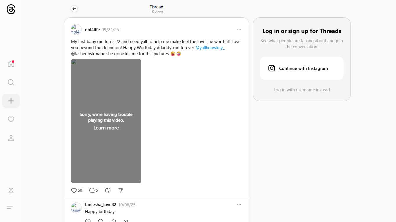 My first baby girl turns 22 and need yall to help me make feel the love she worth it! Love you beyond the definition! Happy Worthday #daddysgirl forever @yallknowkay_ @lashedbykmarie she gone kill me for this pictures 😜🤓